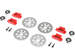 Losi makiety hamulców tarczowych, piasty kół (4): RZR Rey