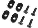 Losi wkład łoża silnika 21T czarny, śruby (4): DBXL 2.0