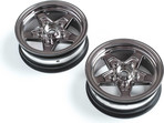 Losi felga przednia, czarny chrom (2): 22S Drag