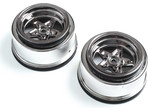 Losi felga tylna, czarny chrom (2): 22S Drag