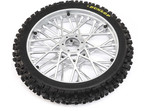 Losi koło z oponą Dunlop MX53 przednie, felga chrom: PM-MX