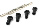 Turnbuckles 5mm X 92mm w/ Ends: 8T