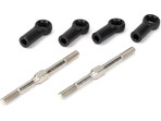 Turnbuckles 4mmx60mm w/Ends:8B