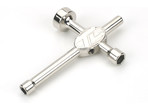 4-Way Wrench Steel(17mm.10mm.8mm.1/4")LST2.AFT.MGB