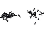 Wheel Screw Set. 3x10mm BH & Cap (20ea): 5TT