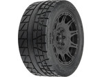 Pro-Line koło 1:6, opona Menace HP Belted 5.7” H24mm, czarna felga Raid 8x48 (2)