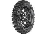 Pro-Line koło z oponą 1:4 Dunlop Geomax MX14 V2 Bead CR4 tylne, czarna felga: Promoto-MX