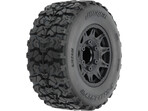Pro-Line koło 1:10, opona 2.8" Jaeger HP, felga czarna H12/14mm(2)