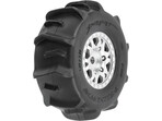 Pro-Line koło 1:16, opona Dumont, felga czarna, H12mm (4): Mojave GROM