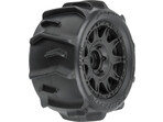 Pro-Line koło 1:18, opona Dumont, felga czarna, H12mm (4): Granite GROM