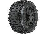 Pro-Line koło 3.8", opona Badlands, felga Raid H17 czarna (2)