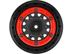 Pro-Line felga 2.2"/3.0" Raid bead lock H12/H14mm SC czerwono/czarna (2)