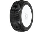 Pro-Line kolo 3.3", opona Blockade S3 Buggy Tires, felga H17 biała (2)