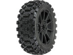 Pro-Line kolo 3.3", opona Badlands MX M2 Buggy, felga Mach 10 H17 czarna (2)