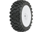 Pro-Line kolo 3.3", opona Badlands MX M2 Buggy, felga H17 biała (2)