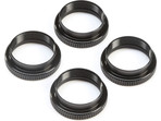 TLR 8X: Nakrętki amortyzatora 16mm, O-ring (4)