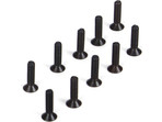 Flat Head Screws. M2 x 8mm (10)