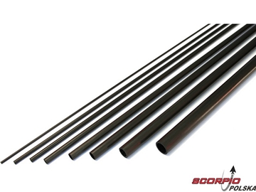 Rurka węglowa 2.0/1.0mm (1m) / A1105