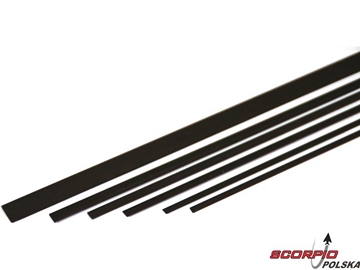 Płaskownik węglowy 1.0x5.0mm (1m) / A1235