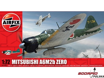 Classic Kit samolot Mitsubishi Zero A6M2b 1:72 / AF-A01005