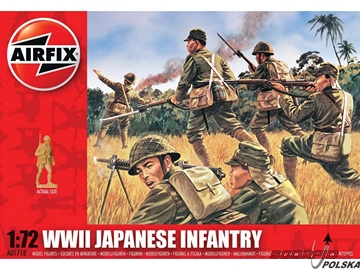 Airfix figurki WWII Japanese Infantry (1:72) / AF-A01718