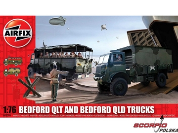 Airfix military Bedford QLD/QLT Trucks (1:76) / AF-A03306