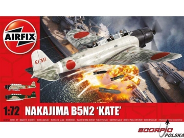 Airfix Nakajima B5N2 Kate (1:72) nowa forma / AF-A04058