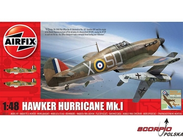 Classic Kit samolot Hawker Hurricane Mk.I 1:48 nowa forma / AF-A05127