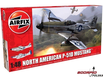 Airfix P51-D Mustang (1:48) - nowa forma / AF-A05131