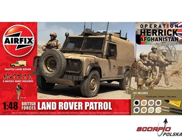 Airfix military British Forces - Land Rover Patrol (1:48) / AF-A50121