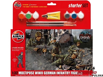Starter Set figurki German Infantry Multi-Pose 1:3 / AF-A55210