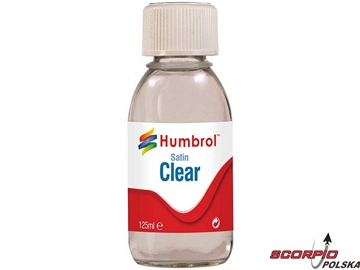Humbrol Clear lakier półmatowy 125ml / AF-AC7435