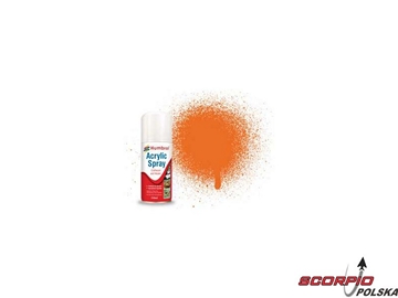 Humbrol spray akryl #18 pomarańczowy błyszczący 150ml / AF-AD6018