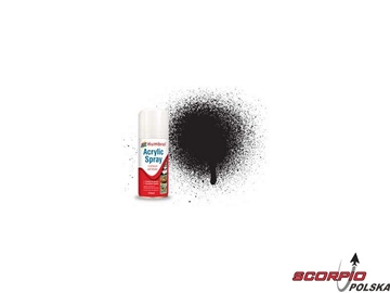 Humbrol spray akryl #33 czarny matowy 150ml / AF-AD6033