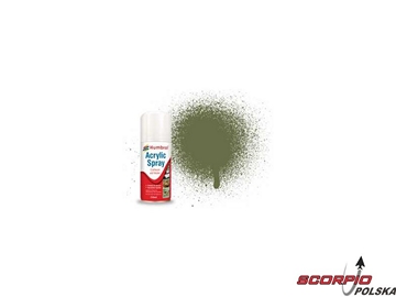 Humbrol spray akryl #80 ciemno zielony matowy 150ml / AF-AD6080