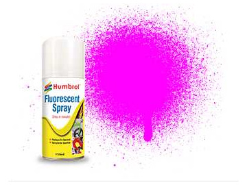 Humbrol farba w sprayu #202 różowa fluorescencyjna 150ml / AF-AD6202