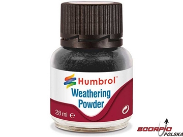Humbrol Weathering Powder czarny pigment 28ml / AF-AV0001