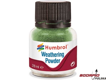 Humbrol Weathering Powder chromowy zielony pigment 28ml / AF-AV0005