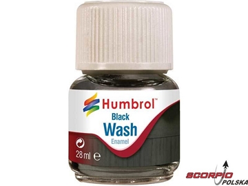 Humbrol farba Enamel AV0201 Wash czarna 28ml / AF-AV0201