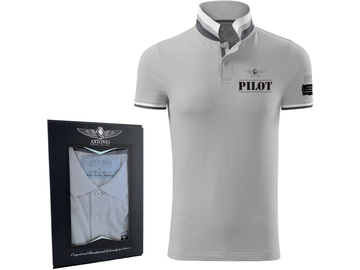 Antonio koszulka męska polo Pilot GR M / ANT02146714