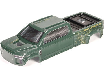 Arrma karoseria bezspinkowa zielona: Big Rock / ARA-1380