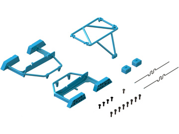 Arrma rurowa rama ochronna niebieska: Grom Arrma rurowa rama ochronna niebieska: Grom / ARA-1569