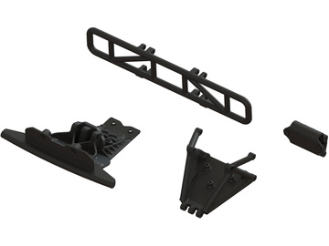 Arrma płoza dolna, komplet zderzaków, czarna Arrma płoza dolna, komplet zderzaków, czarna / ARA-1577