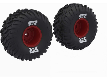 Arrma koło dBoots Cut Chevron, felga czerwona (2) / ARA-2574