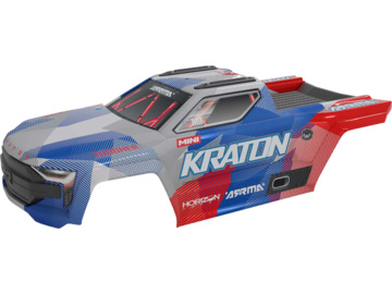 Arrma karoseria czerwona/niebieska: Mini Kraton / ARA-2653