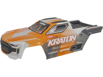 Arrma karoseria biała/pomarańczowa: Mini Kraton / ARA-2657