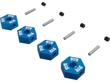 Arrma piasta koła sześciokątna 12mm, niebieska (4) Arrma piasta koła sześciokątna 12mm, niebieska (4) / ARA-3116