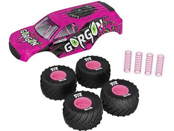 Arrma karoseria różowa, dodatki różowe: Gorgon Grom Arrma karoseria różowa, dodatki różowe: Gorgon Grom / ARA-3987