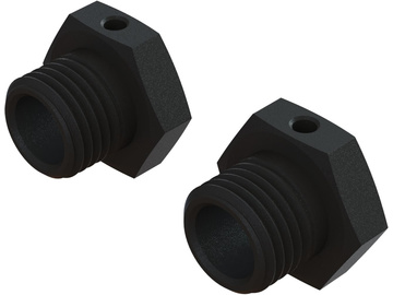 Arrma piasta hex 17mm. szerokość 14.6mm aluminium. czarna (2) / ARA311067