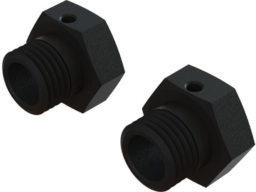 Arrma piasta sześciokątna 17mm, 16.5mm, aluminiowa czerwona (2) Arrma piasta sześciokątna 17mm, 16.5mm, aluminiowa czerwona (2) / ARA311117